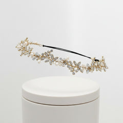Luxe Embellished Hairvine HP8- SASSB - 14K Gold Plated