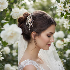 ELITE COLLECTION - STARLET ALLURE HAIR COMB - ROSE GOLD HP126