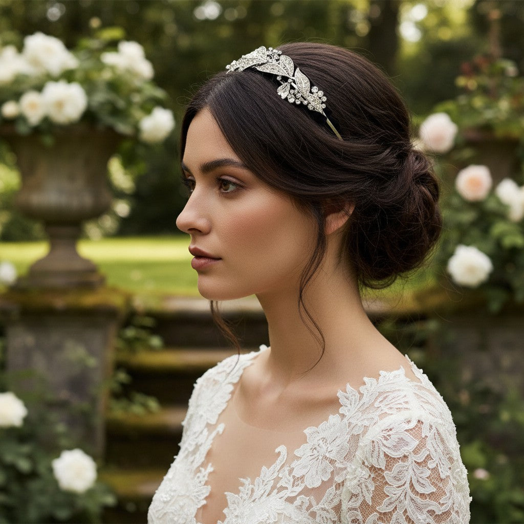 ELITE COLLECTION - Grecian Style Bridal Headpiece - HP121