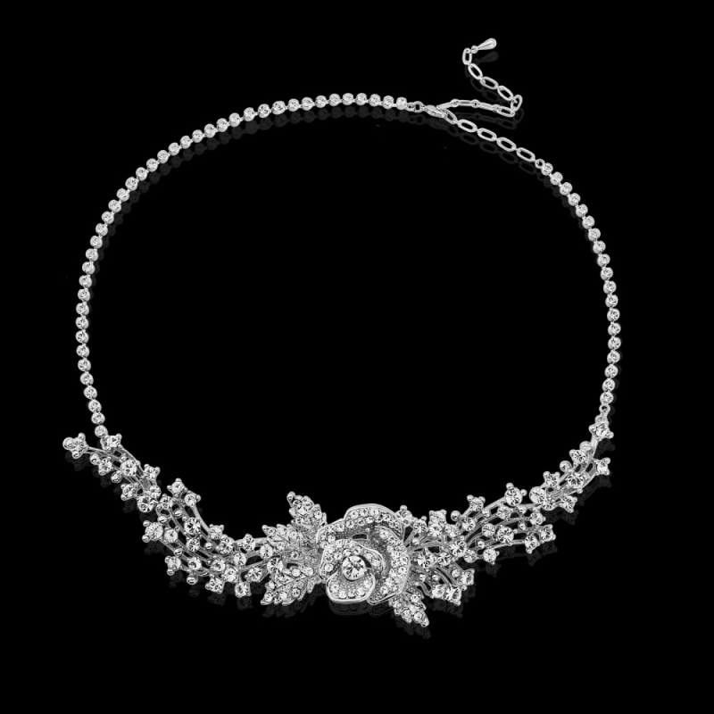 ELITE COLLECTION - Crystal Rose Headpiece HP131