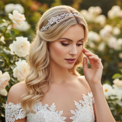 ELITE COLLECTION - Crystal Rose Headpiece HP131