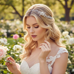 ELITE COLLECTION - Crystal Rose Headpiece HP131