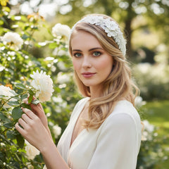 Exquisite Embellished Ribbon Headband - LH3