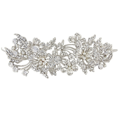 ELITE COLLECTION - Enchanting Pearl Tiara - Tiara 12 (SILVER)