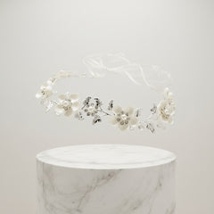 SASSB Collection - Opulence Floral Hairvine  HP136 (Silver)