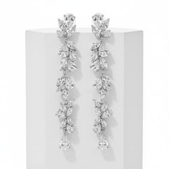 Cubic Zirconia Collection - Starlet Chandelier Earrings - CZER387