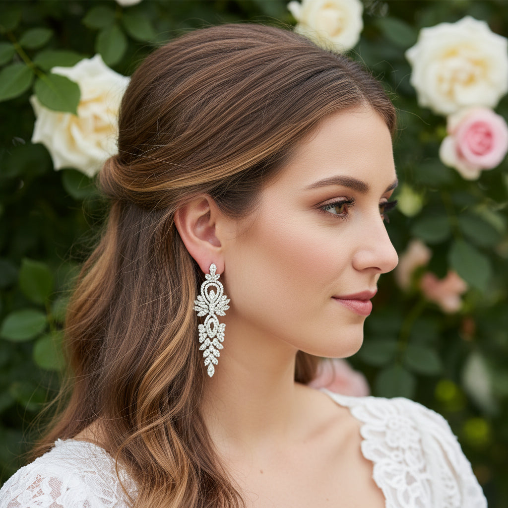 Cubic Zirconia Collection - Crystal Lush Earrings - CZER388