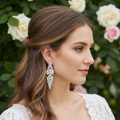 Cubic Zirconia Collection - Crystal Lush Earrings - CZER388