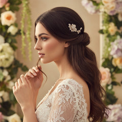 Vintage Dream small Crystal Bridal Hair Comb - AC1 GOLD