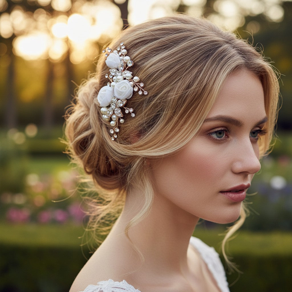 FREYA LUXE HAIR PIN - ROSE GOLD - SASSB HP38 (RG)