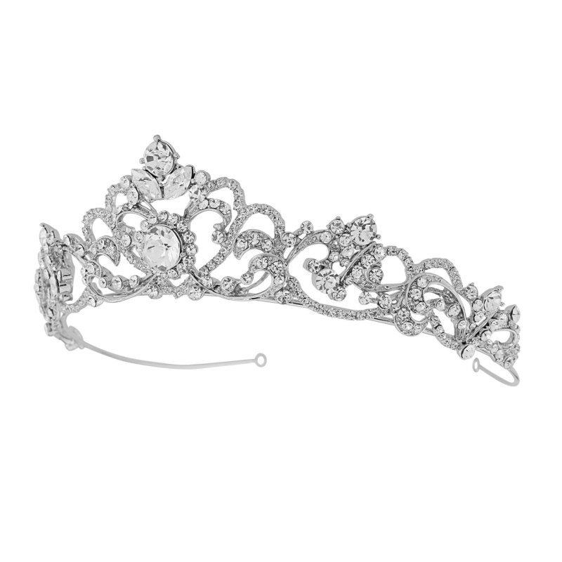 Davina - Bejewelled  Tiara 21 - SASSB - SILVER
