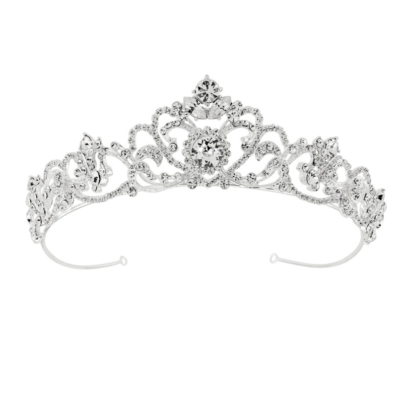 Davina - Bejewelled  Tiara 21 - SASSB - SILVER