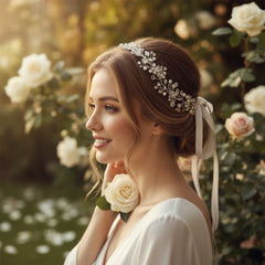 ATHENA COLLECTION - PEARL ROMANCE HAIR VINE - HP138 (PEARLS)
