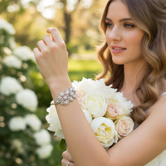 SASSB COLLECTION - STATEMENT STRETCH BRACELET - SILVER (BR63)