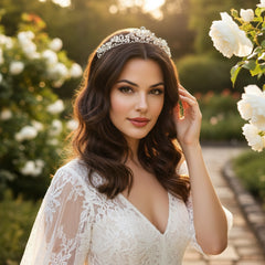 CELESTIA - ROMANTIC ELEGANCE TIARA 16- SASSB (SILVER)