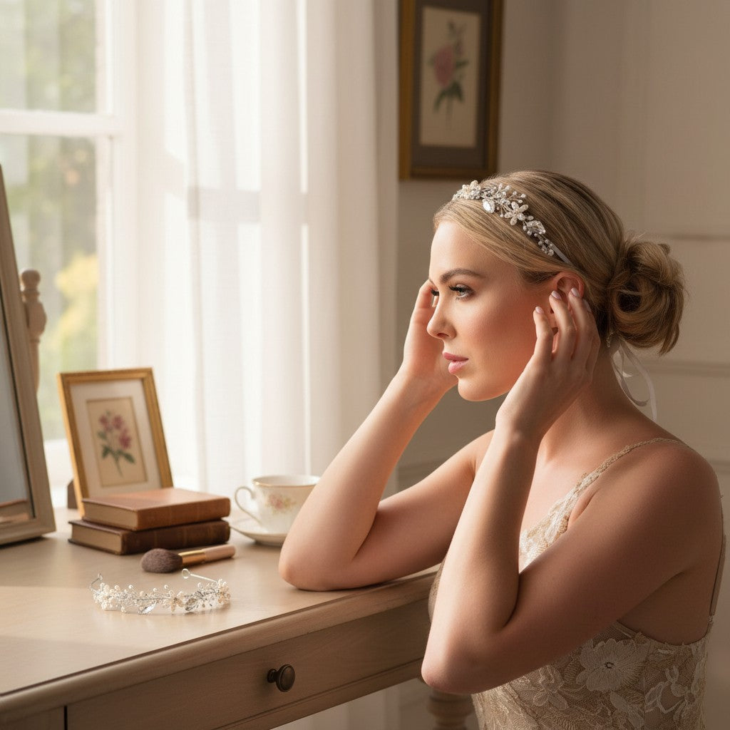 JASMINE - ROMANTIC VINE HEADPIECE - SASSB (ROSE GOLD)