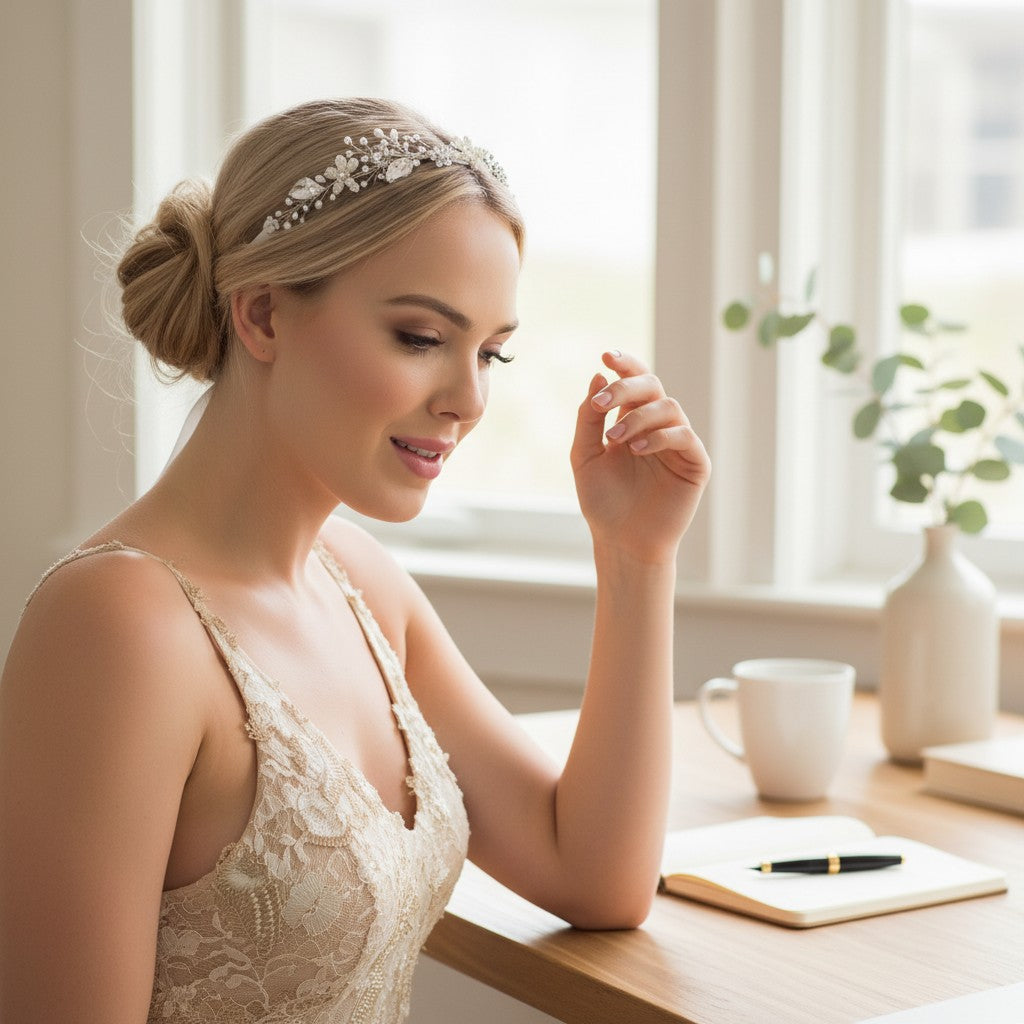 JASMINE - ROMANTIC VINE HEADPIECE - SASSB (ROSE GOLD)