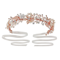 JASMINE - ROMANTIC VINE HEADPIECE - SASSB (ROSE GOLD)