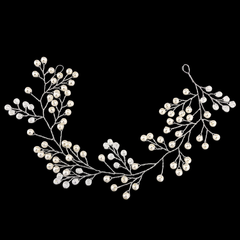 ATHENA COLLECTION - MINI PEARL EMBELLISHED HAIRVINE - (HP139)