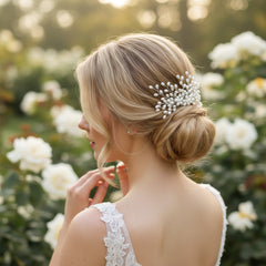 ATHENA COLLECTION - PEARL ROMANCE COLLECTION - SILVER (PIN33)
