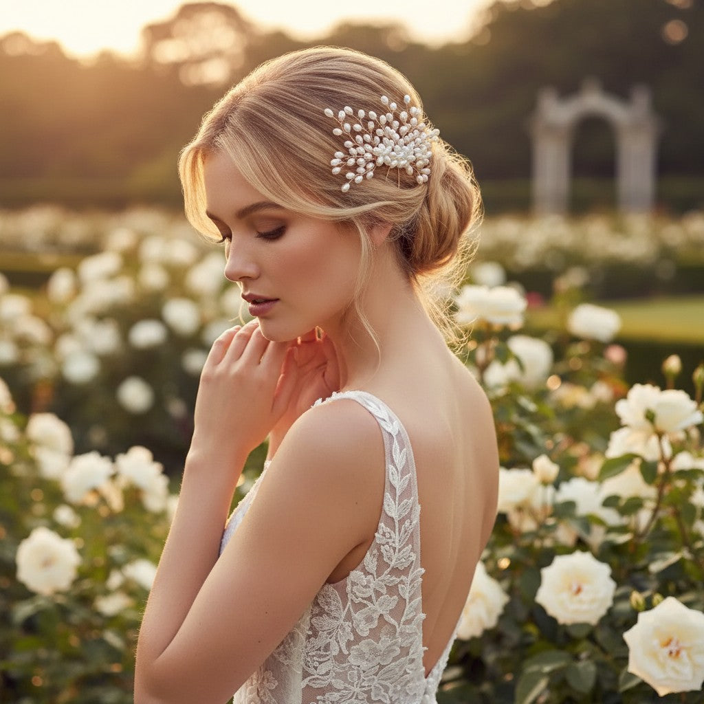 ATHENA COLLECTION - PEARL ROMANCE COLLECTION - Rose Gold (PIN33)