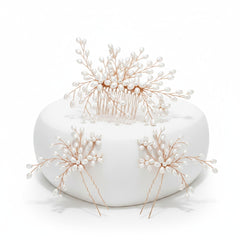 ATHENA COLLECTION - PEARL ROMANCE COLLECTION - Rose Gold (PIN33)