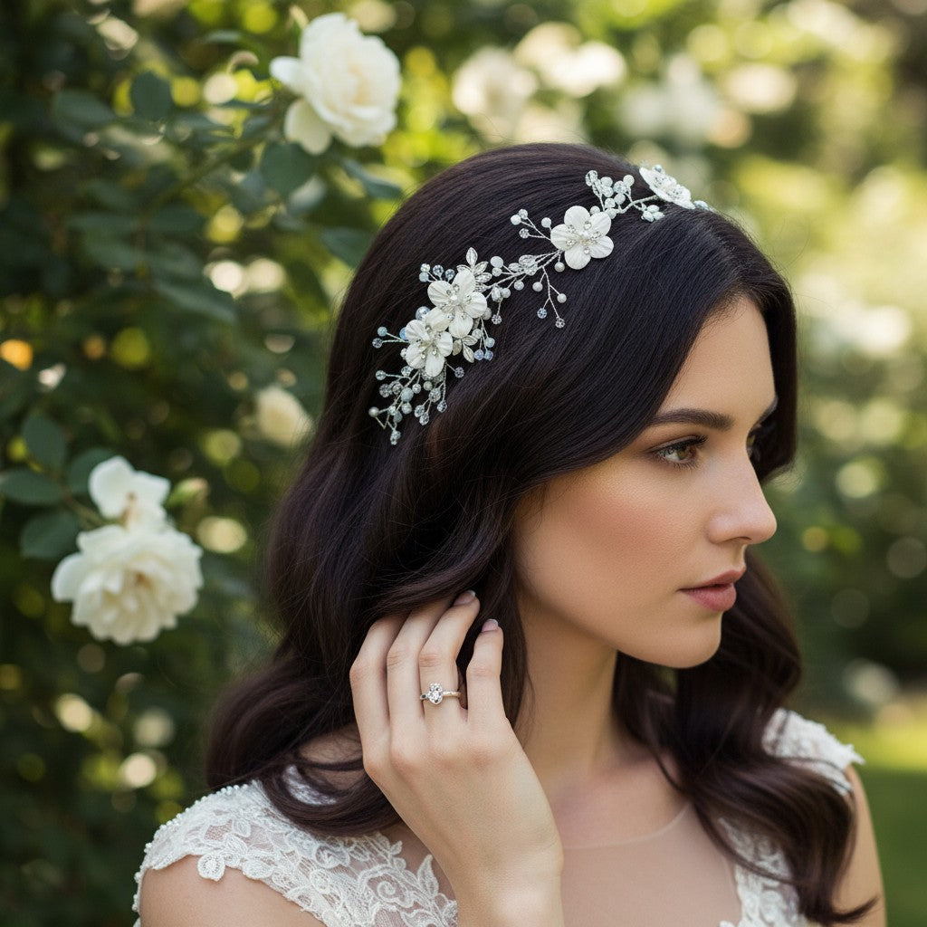 ARABELLA - ENCHANTING HAIR VINE -HP2- SASSB - IVORY