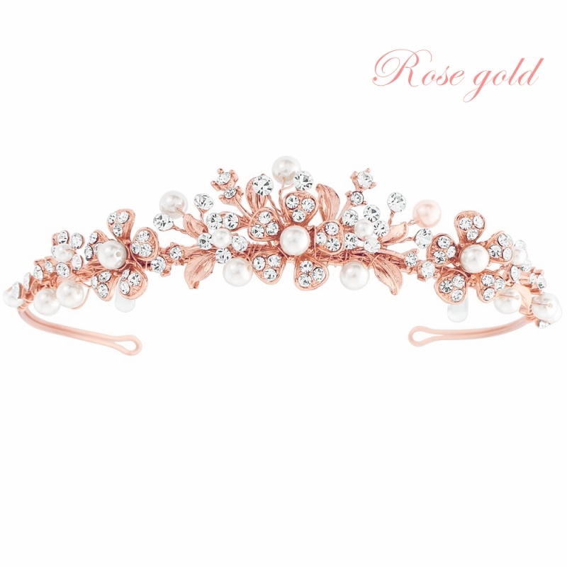 SASSB COLLECTION - ELLEN TIARA - SASSB - 9  ROSE GOLD