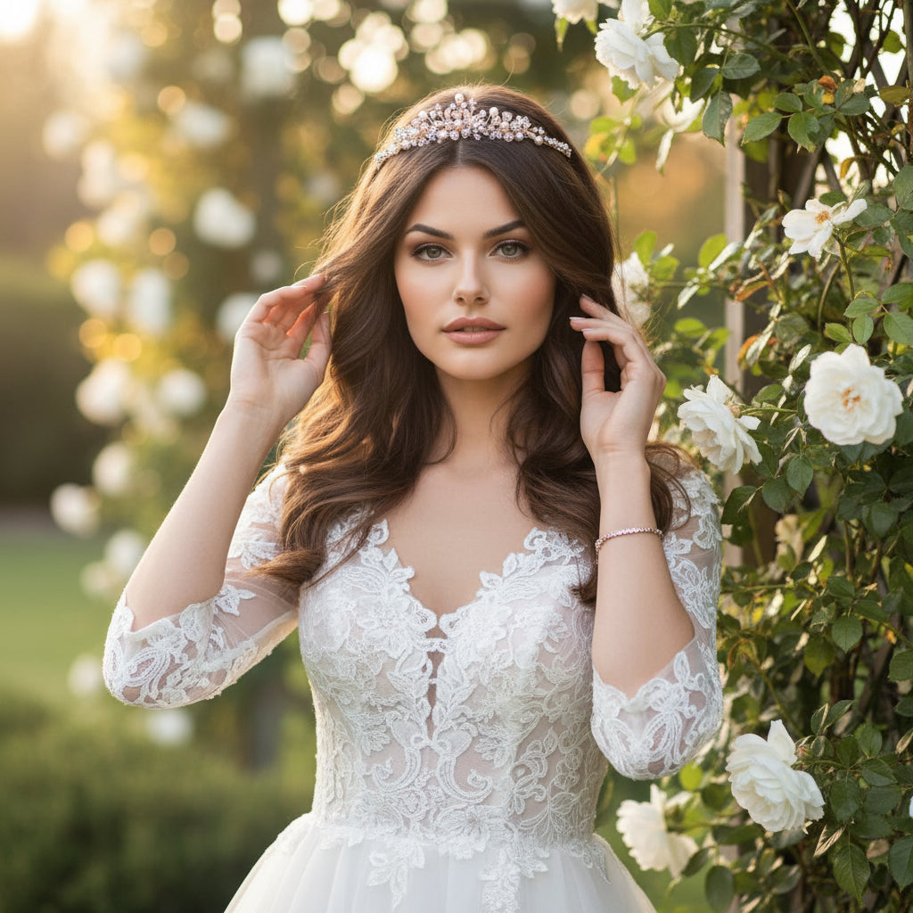 SASSB COLLECTION - ELLEN TIARA - SASSB - 9  ROSE GOLD
