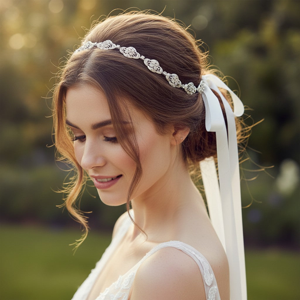 SASSB COLLECTION - CELINE-  CRYSTAL CHIC HEADPIECE HP11- SASSB