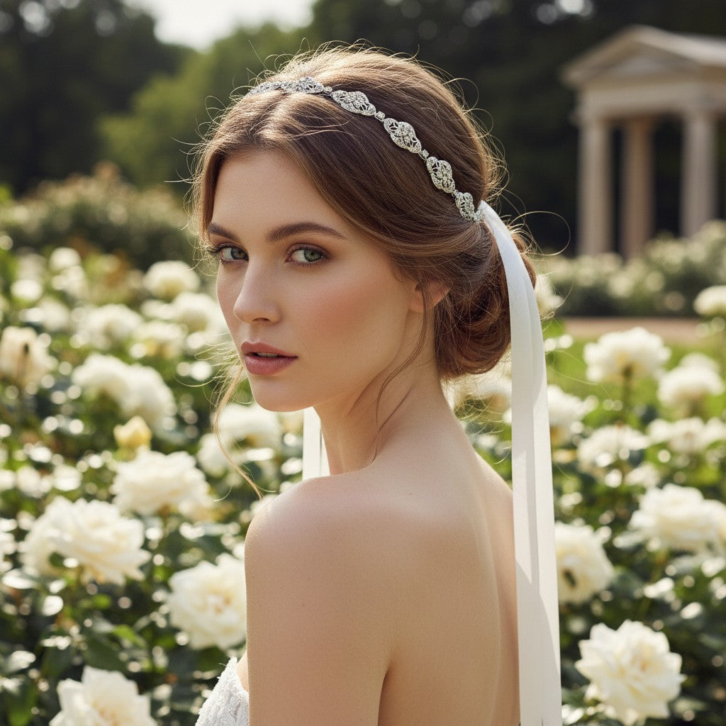 SASSB COLLECTION - CELINE-  CRYSTAL CHIC HEADPIECE HP11- SASSB