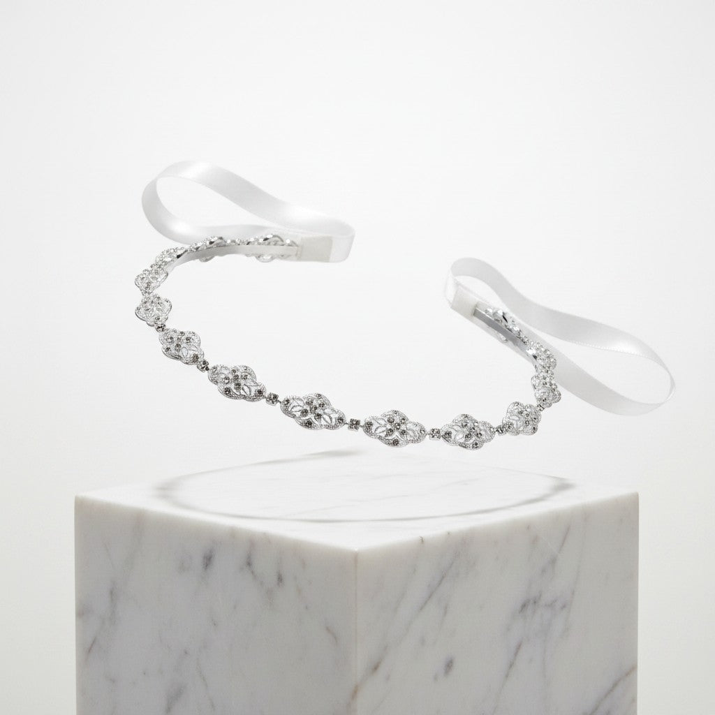 SASSB COLLECTION - CELINE-  CRYSTAL CHIC HEADPIECE HP11- SASSB