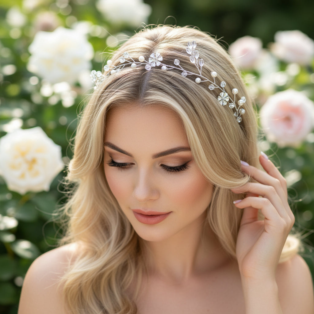 ATHENA COLLECTION - FLORAL ROMANCE HAIRVINE -HP135