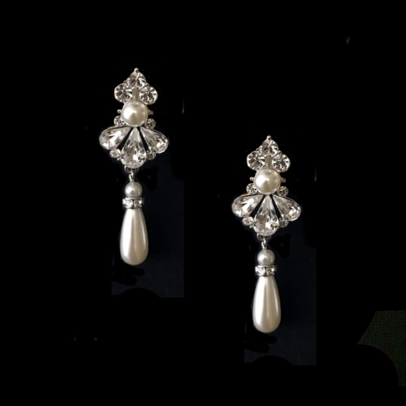 SASSB COLLECTION - EXQUISITE STARLET PEARL EARRINGS - SASSB -ER466