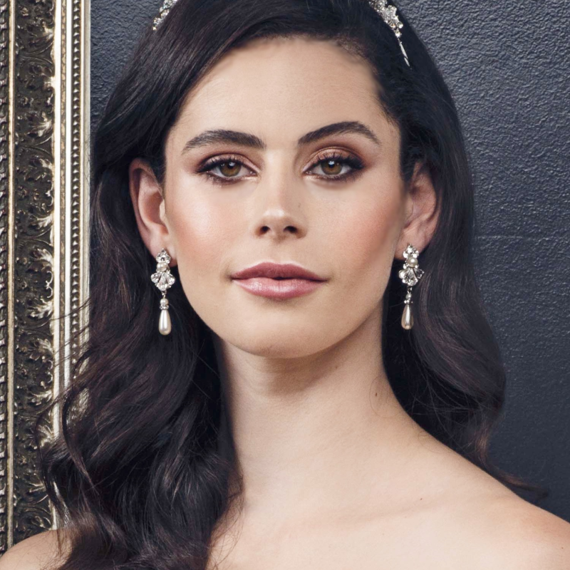 SASSB COLLECTION - EXQUISITE STARLET PEARL EARRINGS - SASSB -ER466