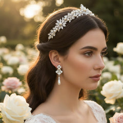 SASSB COLLECTION - EXQUISITE STARLET PEARL EARRINGS - SASSB -ER466