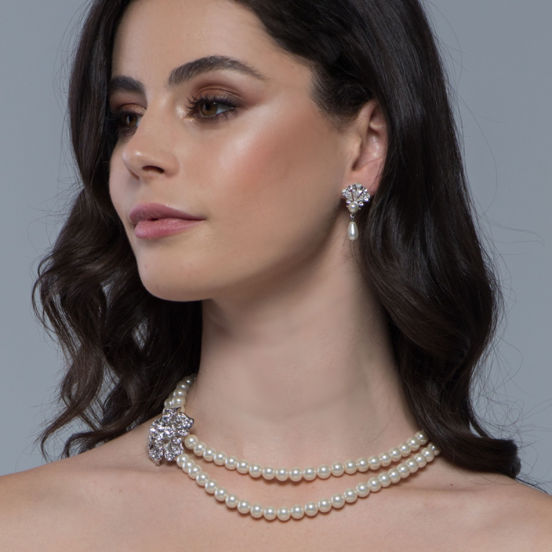 SASSB COLLECTION - GATSBY PEARL DROP EARRINGS - SASSB - ER464