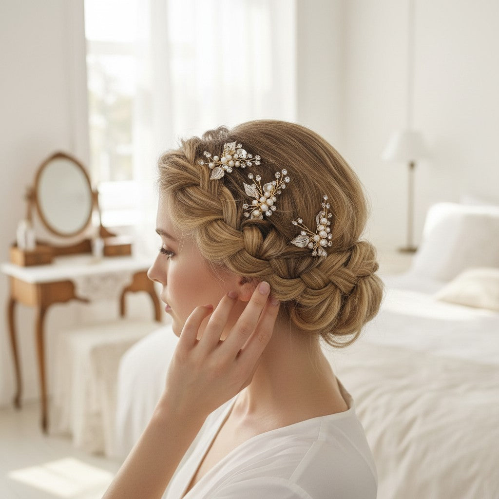 ATHENA COLLECTION - BEJEWELLED ROMANCE HAIR PIN COLLECTION