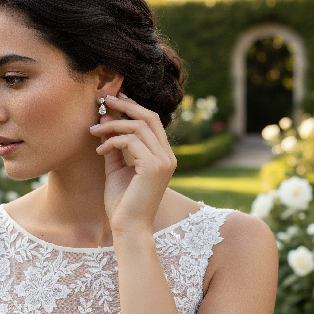 CUBIC ZIRCONIA COLLECTION - DAINTY EARRING COLLECTION