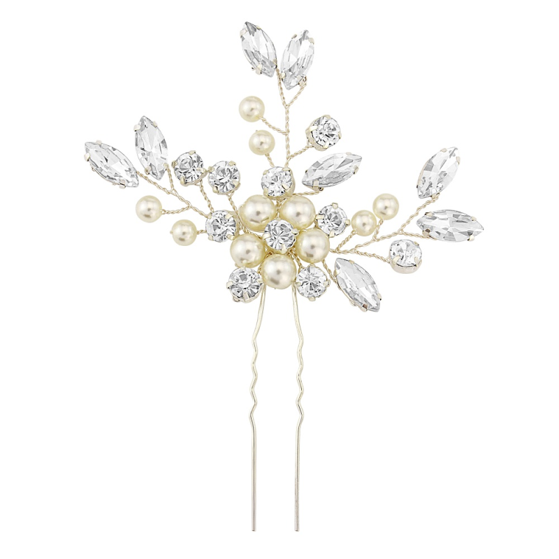 ATHENA COLLECTION - FLORAL CLUSTER HAIR PIN - PIN32
