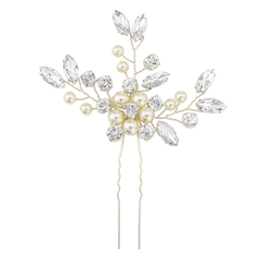 ATHENA COLLECTION - FLORAL CLUSTER HAIR PIN - PIN32