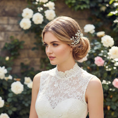 ATHENA COLLECTION - FLORAL CLUSTER HAIR PIN - PIN32