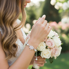 SWAROVSKI AND CZ COLLECTION - VINTAGE CHIC BRACELET - S-BR14