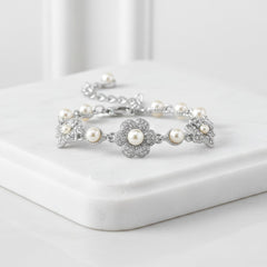 SWAROVSKI AND CZ COLLECTION - VINTAGE CHIC BRACELET - S-BR14