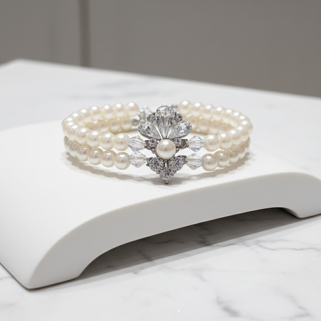 SASSB COLLECTION - EXQUISITE STARLET PEARL BRACELET - BR17