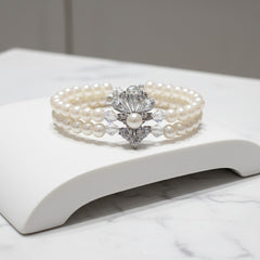 SASSB COLLECTION - EXQUISITE STARLET PEARL BRACELET - BR17