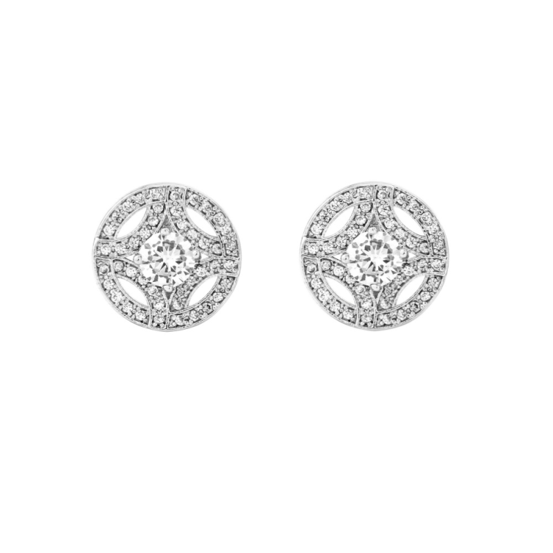 CUBIC ZIRCONIA COLLECTION - MEGHAN SPARKLE EARRINGS - CZER425