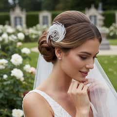 Adoria Luxe Feather Headpiece - SASSB HP-14