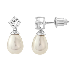 CUBIC ZIRCONIA COLLECTION - TIMELESS ELEGANCE EARRINGS - CZER429