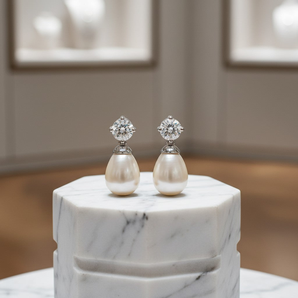 CUBIC ZIRCONIA COLLECTION - TIMELESS ELEGANCE EARRINGS - CZER429